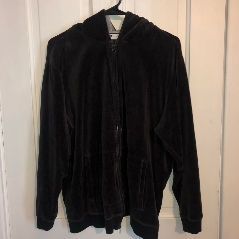 Tommy Hilfiger Velour Track Jacket
